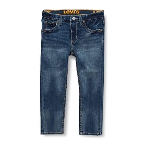Levi's lvb 510 eco performance jeans bambini e ragazzi, blu (calabasas), 8 anni