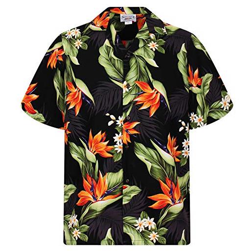 Lapa p. L. A. Original camicia hawaiana, streli, nero l