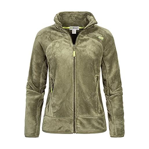 Geographical Norway giacca in felpa da donna upaline olive s