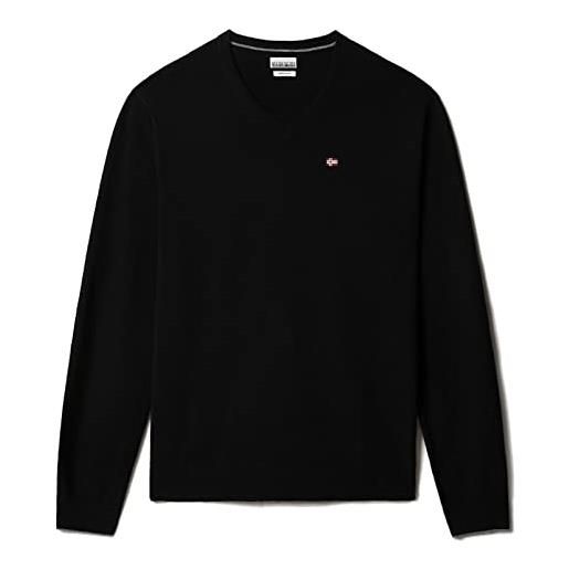 Napapijri davamand v3 - maglione da uomo, nero , m
