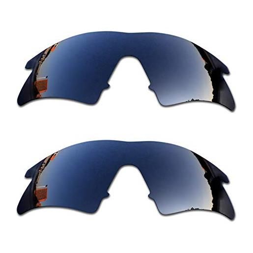SOODASE per oakley m frame sweep occhiali da sole nero 2 coppie lenti di ricambio polarizzate