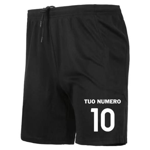 BrolloGroup pantaloncino calcio milan replica ufficiale personalizzati con numero termoapplicato loghi stampati ps 27745