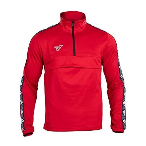 FRANKIE GARAGE FG frankie garage - giacca tuta sportiva per uomo, giacca tecnica per allenamento, sport o palestra m nero