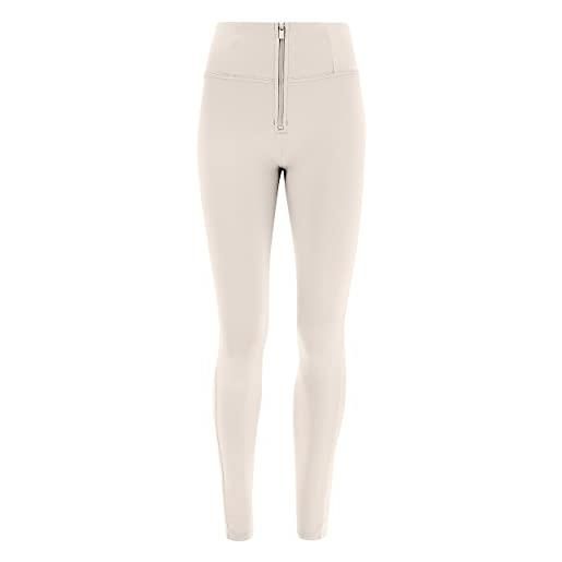 FREDDY - pantaloni push up wr. Up® vita alta superskinny in cotone, grigio, medium