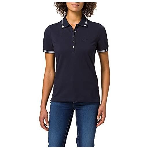 Geox w sustainable polo l donna polo blu (blue nights), s