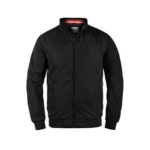 b BLEND blend zyklo giacca softshell giacche funzionale giacche mezza stagione da uomo con collo alto, taglia: l, colore: phantom grey (70010)