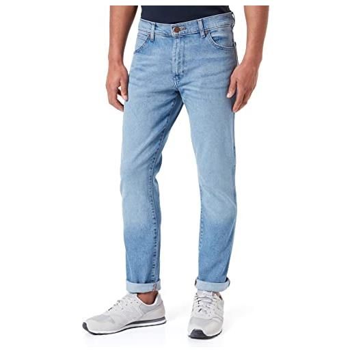Wrangler larston jeans, blue boss, 36w / 32l uomo