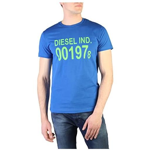 Diesel 00sasa 0aaxj t-shirt manica corta uomo blu l
