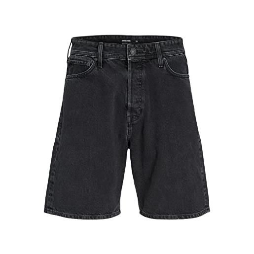 JACK & JONES jjitony original shorts cj 275 pantaloncini di jeans, denim nero, s uomo