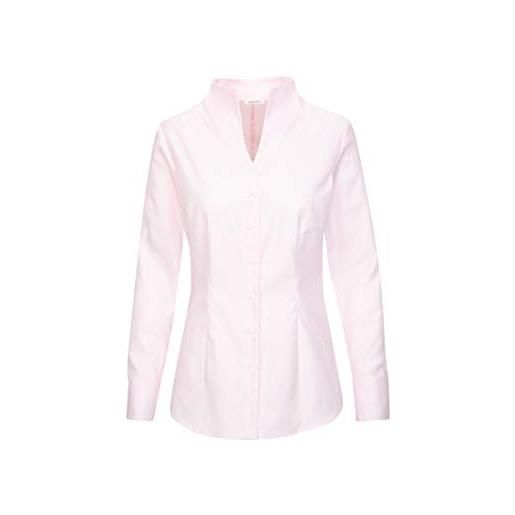 Seidensticker camicia slim fit con colletto calice donna, rosé, 40