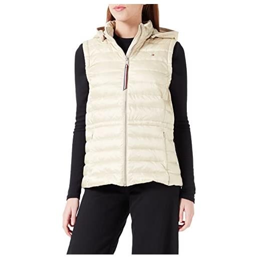 Tommy Hilfiger gilet donna feminine lw down vest gilet imbottito, rosa (pastel pink), m