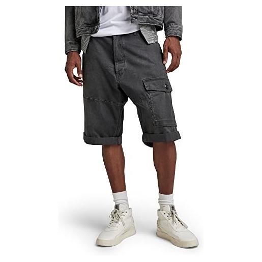 G-STAR RAW men's bearing cargo shorts, nero (worn in blade d21475-d304-d909), 30
