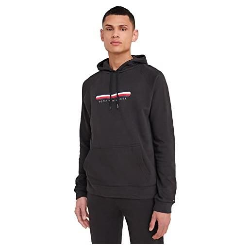 Tommy Hilfiger oh hoodie, maglione, uomo, black, l