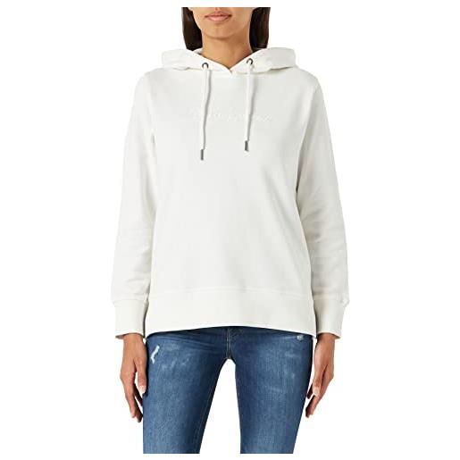 Pepe Jeans whitney hoodie, maglia di tuta donna, bianco (white), xl