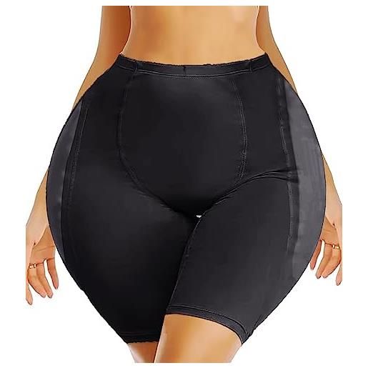 Jengo hip pads falso butt imbottito intimo hip enhancer shapewear crossdressers butt lifter pantaloni pads mutandine mutandine donne, nero , l