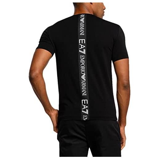 Emporio Armani maglietta t-shirt uomo ea7 6hpt11 pj03z, manica corta, girocollo (bianco, m)