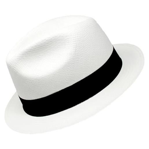 Gamboa originale cappello panama di paglia per uomo e donna cappelli borsalino da sole protezione solare upf 50+