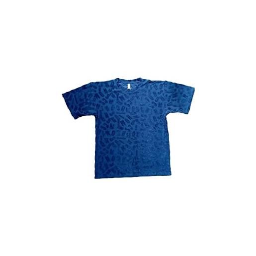 Moschino t-shirt manica corta da uomo marchio, modello a07039422, realizzato in cotone. S blu