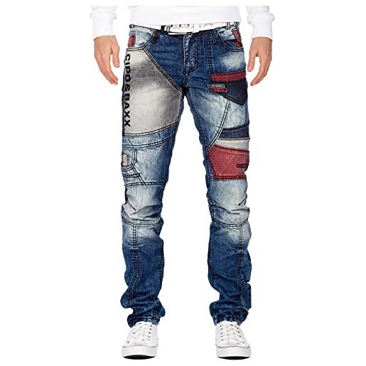 Cipo & Baxx uomo jeans cd576-bans blu w32/l32