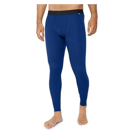 DANISH ENDURANCE Pantaloni Termici Uomo in Lana Merino, Leggings