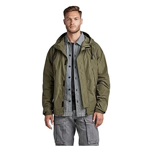 G-STAR RAW men's sporty hooded jacket, verde (shadow olive d22908-d296-b230), m