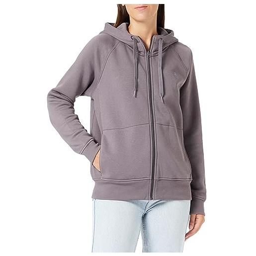 G-STAR RAW premium core 2.1 hooded zip thru sweater donna, beige (safari d22727-c235-b444), m