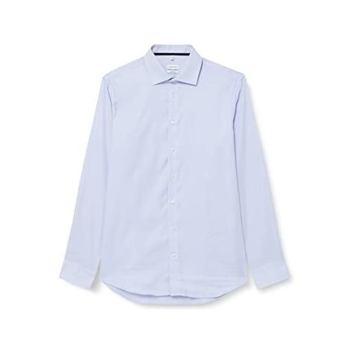 Seidensticker business hemd, camicia uomo, bianco (white 100), 41