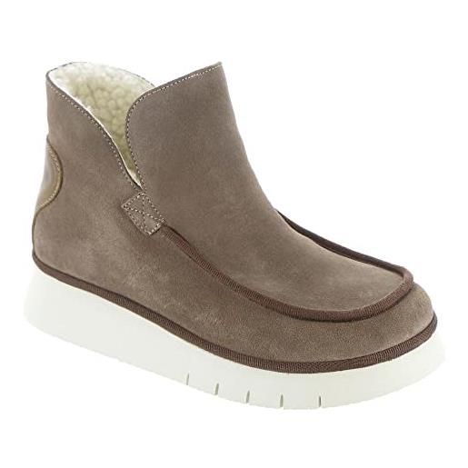 Fly London coze348fly, stivaletto donna, taupe cammello, 36 eu
