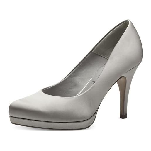 Tamaris donna 1-1-22447-41, scarpe décolleté, grigio chiaro, 38 eu