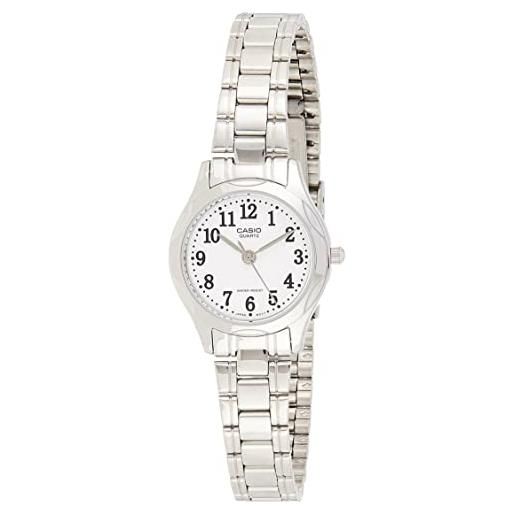 Casio ltp-1275d 7bdf - orologio analogico da donna, colore: argento, argento, bracciale