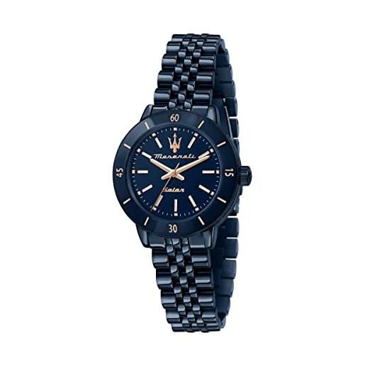 Maserati solar blue orologio donna, solo tempo solare , analogico - r8853149501
