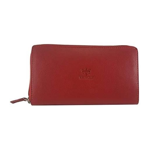 EMPORIO LB victor line portafoglio donna pelle colorato completo (rosso)