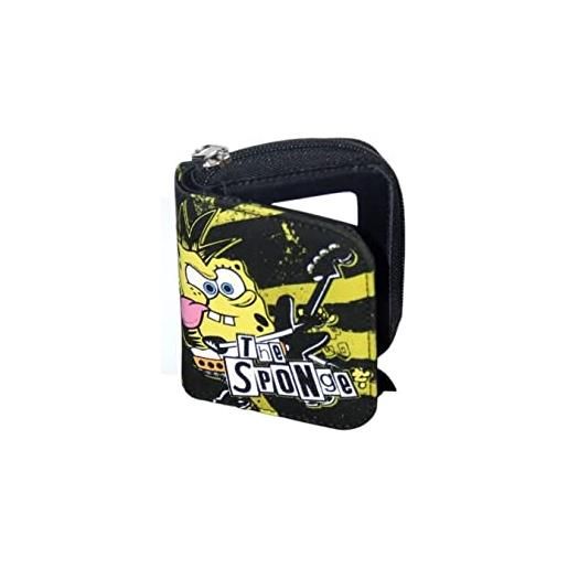 BB Designs Ltd sponge bob rocker portafoglio, nero