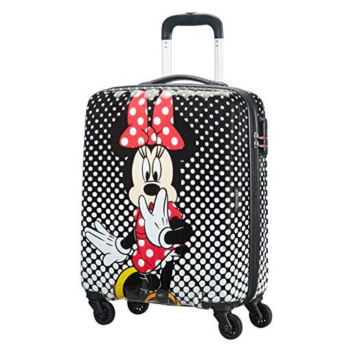 American Tourister spin. 55/20 alfatwist 2.0, spinner s valigia per bambini unisex adulto, multicolore (minnie mouse polka dot), s 55 cm - 36 l