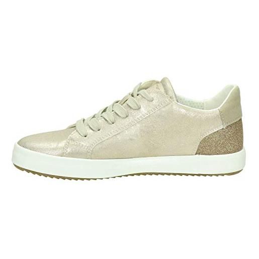 Geox d blomiee a, sneakers donna, argento (argento silver), 40 eu