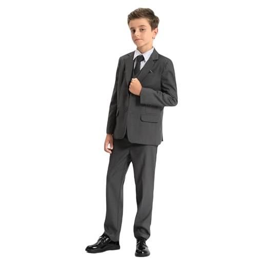 mintgreen completi cerimonia bambini ragazzo, abito da sposa festa formale, paggetto smoking, marina scuro, 9-10 anni, etichetta 10