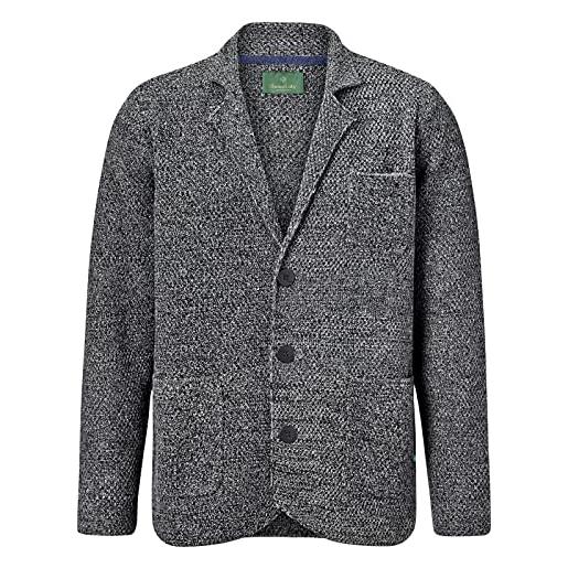 Charles Colby, giacca da uomo "earl james", fatto a maglia, ( per il tempo libero, blazer da uomo), grigio. , xl