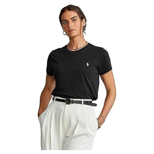 Polo Ralph Lauren - maglietta basic da donna (as6, alpha, s, regular, regular, black, s)