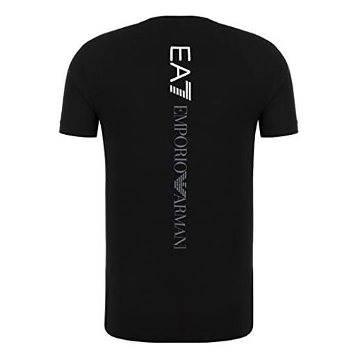 Emporio Armani t-shirt ea7 uomo maglietta maglia 6gpt15 pj02z, manica corta, girocollo (marina militare, l)