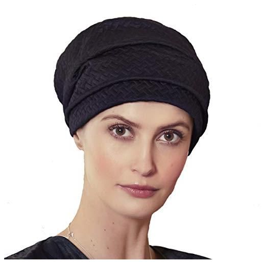 Christine headwear turbante nelly morbido e lucente per le donne in chemioterapia/alopecia (grigio chiaro)