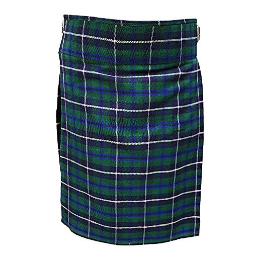 Glasgow Kilt Company kilt scozzese tradizionale scozzese per addio al celibato, 4,6 m, lunghezza standard (61 cm), douglas, 38