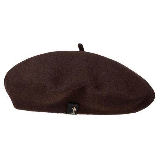 Borsalino berretto basco in lana donna/uomo - made italy baschetto inverno autunno/inverno - taglia unica oliva