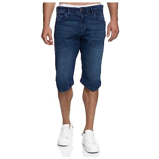 Indicode uomini jaspar jeans shorts | pantaloncini jeans used look con 5 tasche black xxl