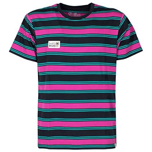 Rock Experience fettuccini ss t-shirt, stripe 1523+0840, l uomo