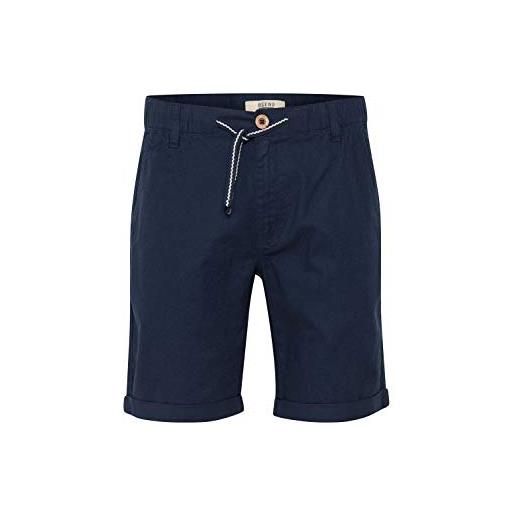 b BLEND blend lenno pantaloncini di lino shorts bermuda da uomo, taglia: xxl, colore: navy (70230)