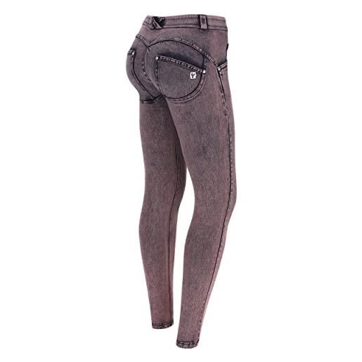 FREDDY - jeans push up wr. Up® denim navetta effetto marble colorato, denim colorato, small