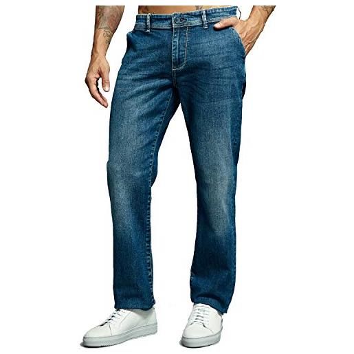 Coveri jeans uomo slim fit elasticizzati denim tasca dritta 46 48 50 52 54 56 58 (52 - denim)