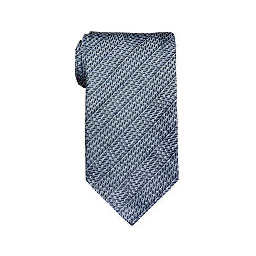 Remo Sartori - cravatta lunga extra lunga xl in seta bordeaux a pois, lunghezza da 155 cm a 165 cm, made in italy, uomo (lunghezza 165 cm)