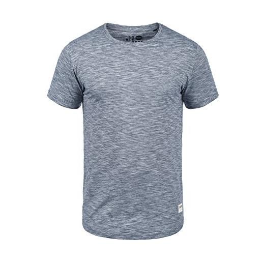 !Solid figos t-shirt a maniche corte maglietta da uomo con girocollo in cotone 100% , taglia: xl, colore: insignia blue (1991)