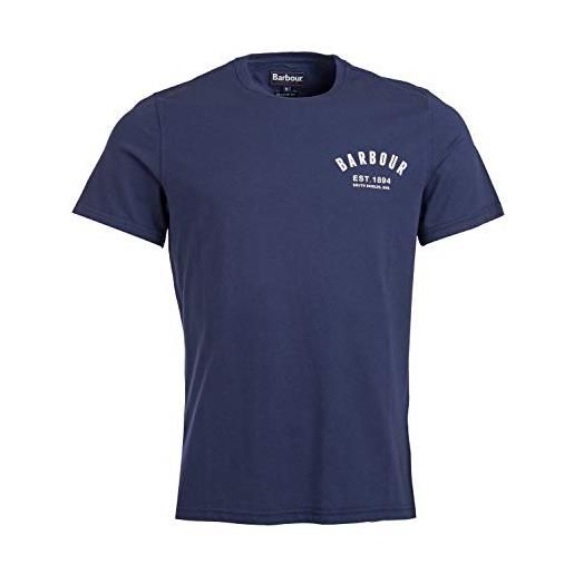 Barbour t-shirt uomo mts0502 blu preppy tee mts0502 xxl